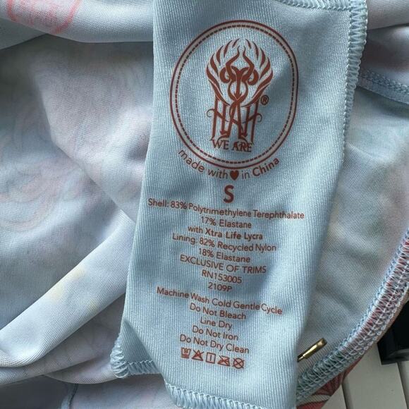 NWOT We are HAH All Tied Up Top in Kyoto French Blue, Size Small - Picture 6 of 7